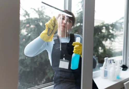 Nettoyage de vitres intérieures et extérieures à Ennezat